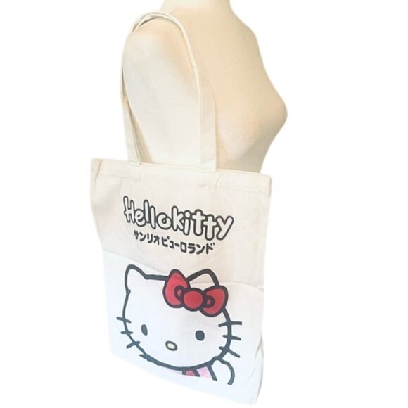 NWT Hello Kitty by Sanrio Canvas Bag - Picture 1 of 5